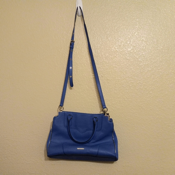 Rebecca Minkoff Bags Rebecca Minkoff Blue Leather Satchel Bag With